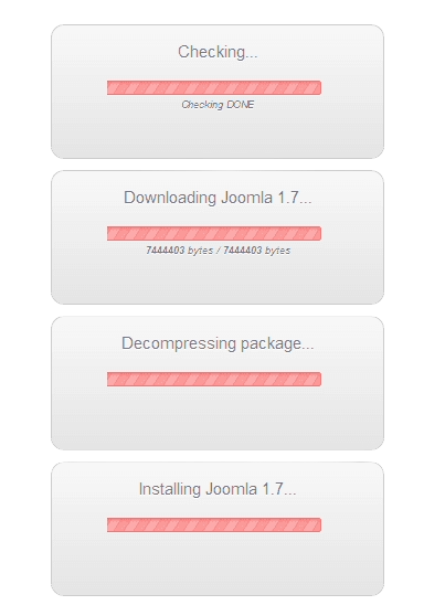 JUpgrade Progress